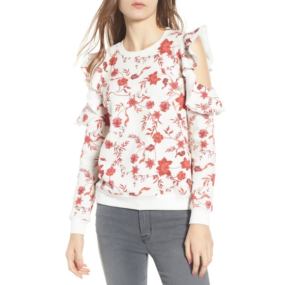 Rebecca Minkoff Gracie Cold Shoulder Sweatshirt - Picture 3 of 7